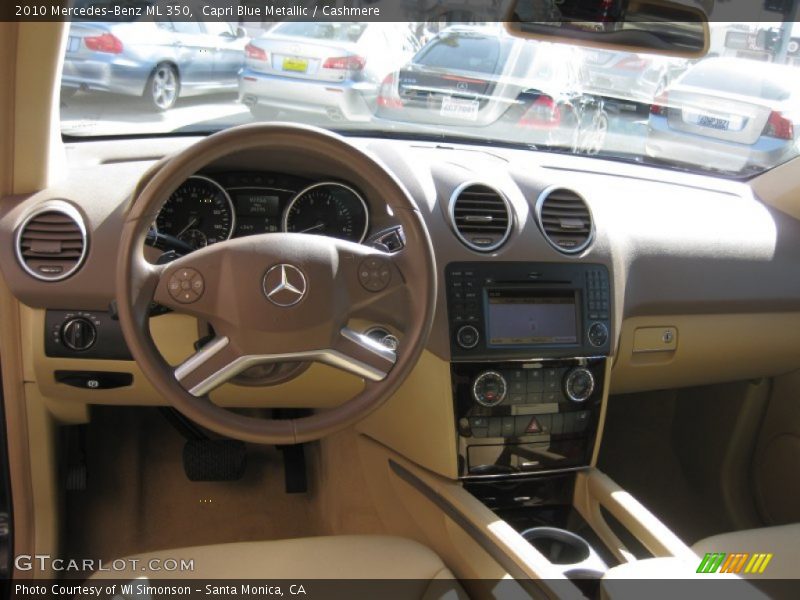 Capri Blue Metallic / Cashmere 2010 Mercedes-Benz ML 350