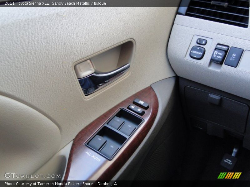 Sandy Beach Metallic / Bisque 2011 Toyota Sienna XLE