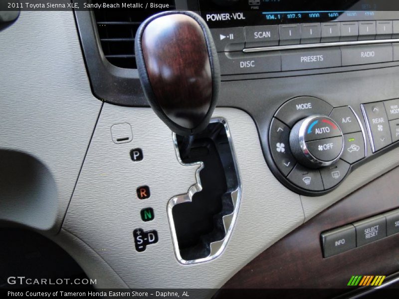 Sandy Beach Metallic / Bisque 2011 Toyota Sienna XLE