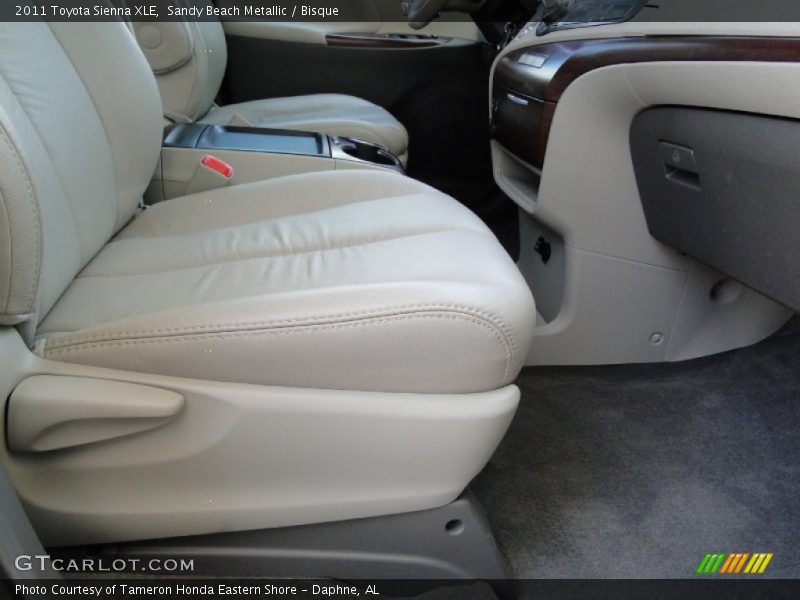 Sandy Beach Metallic / Bisque 2011 Toyota Sienna XLE