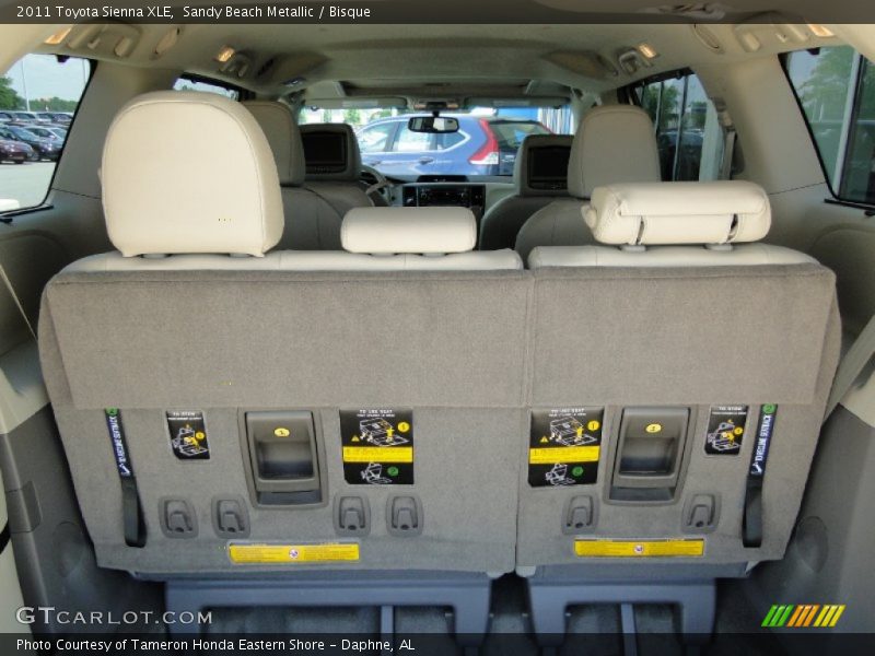 Sandy Beach Metallic / Bisque 2011 Toyota Sienna XLE