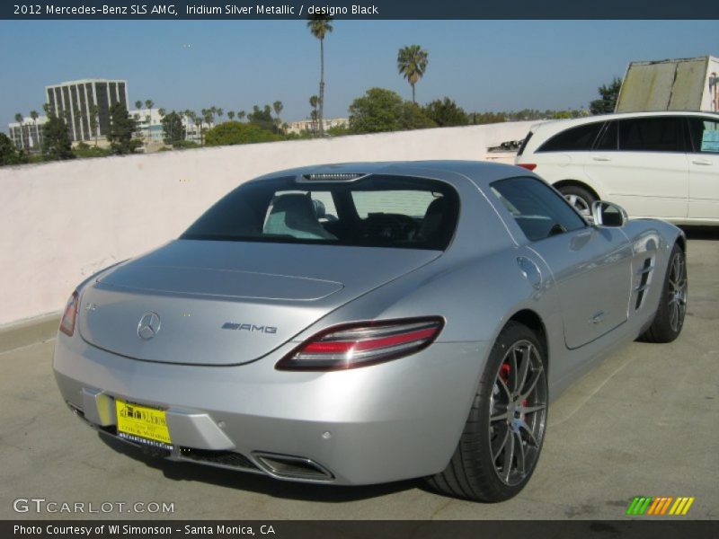 Iridium Silver Metallic / designo Black 2012 Mercedes-Benz SLS AMG