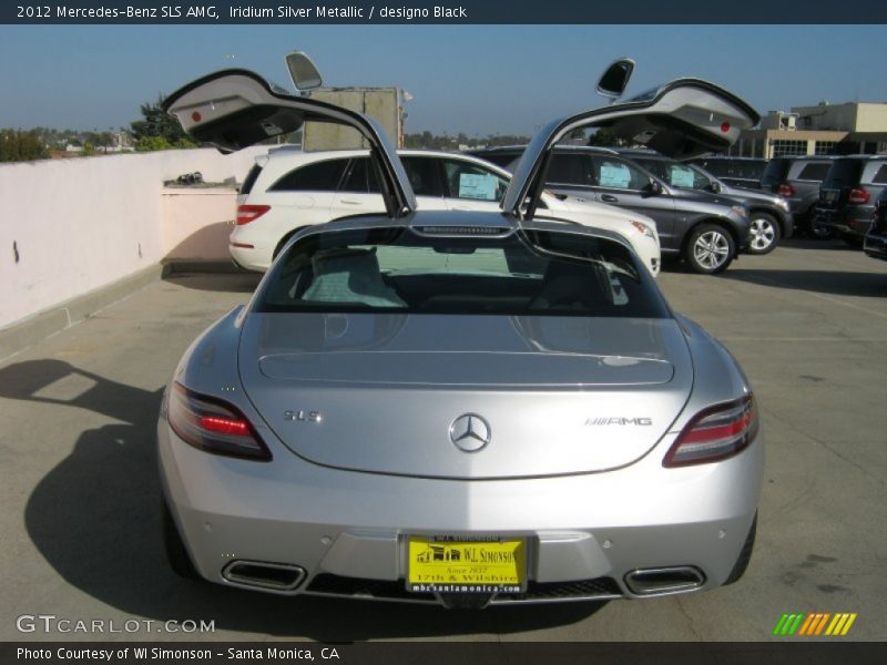 Iridium Silver Metallic / designo Black 2012 Mercedes-Benz SLS AMG