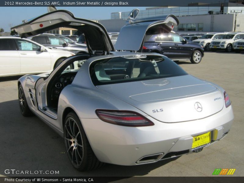 Iridium Silver Metallic / designo Black 2012 Mercedes-Benz SLS AMG