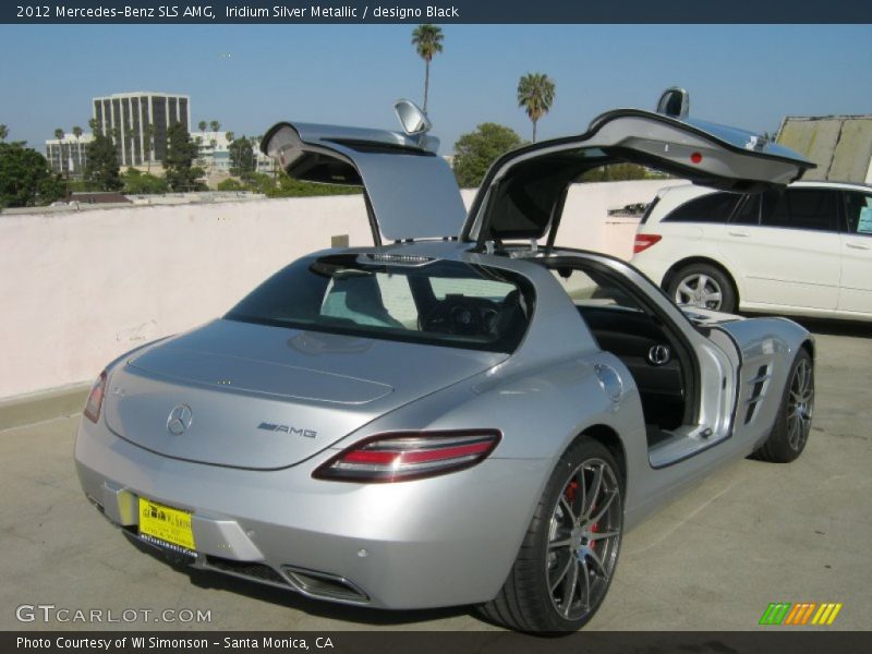 Iridium Silver Metallic / designo Black 2012 Mercedes-Benz SLS AMG