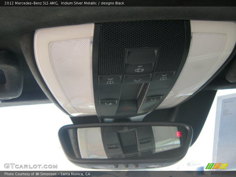 Iridium Silver Metallic / designo Black 2012 Mercedes-Benz SLS AMG