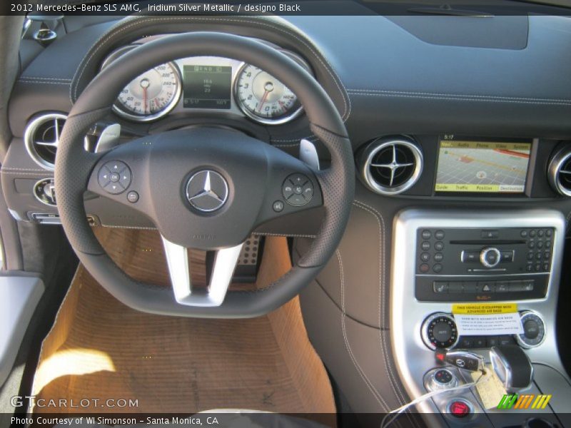 Dashboard of 2012 SLS AMG