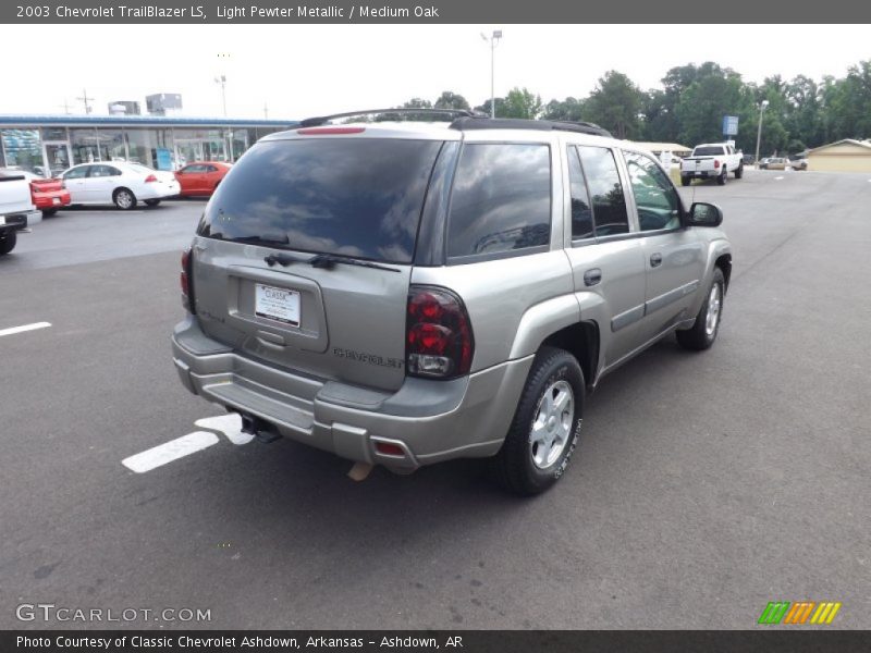 Light Pewter Metallic / Medium Oak 2003 Chevrolet TrailBlazer LS