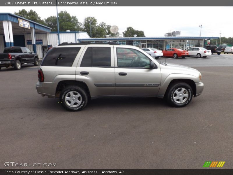 Light Pewter Metallic / Medium Oak 2003 Chevrolet TrailBlazer LS