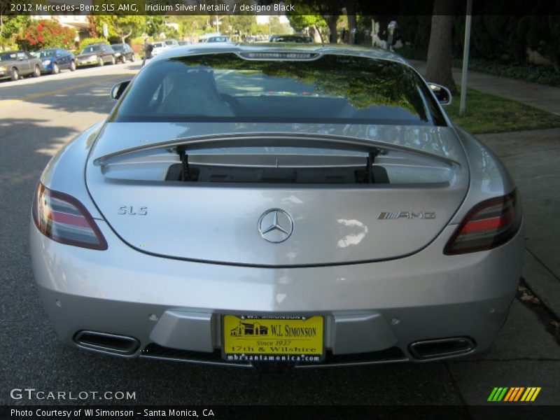 Iridium Silver Metallic / designo Black 2012 Mercedes-Benz SLS AMG