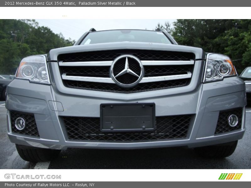 Palladium Silver Metallic / Black 2012 Mercedes-Benz GLK 350 4Matic