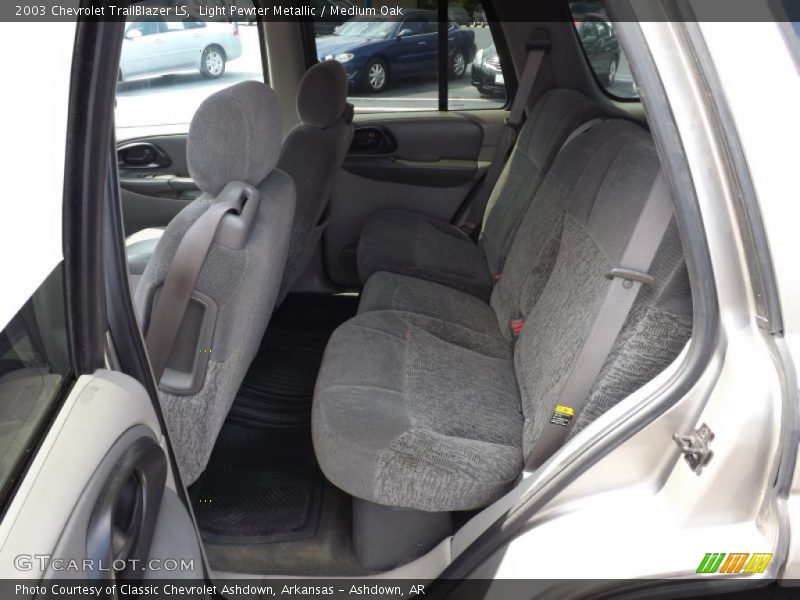 Light Pewter Metallic / Medium Oak 2003 Chevrolet TrailBlazer LS