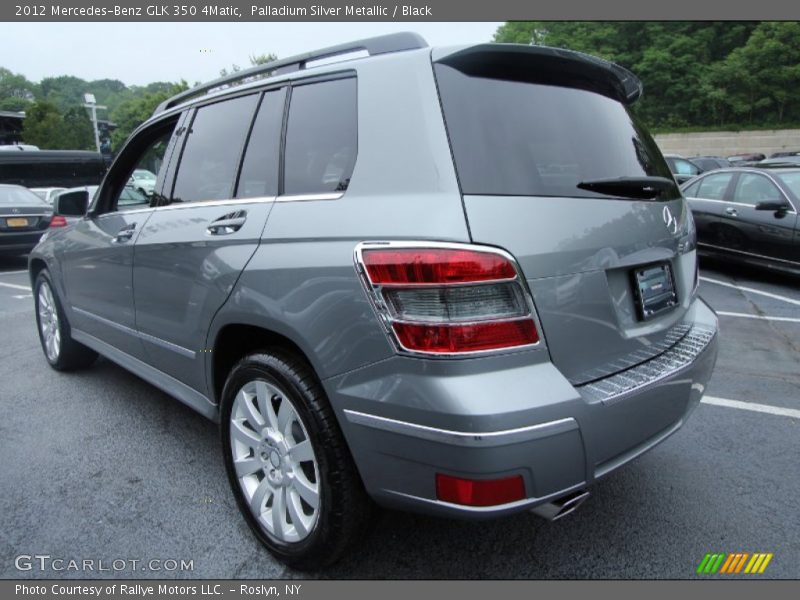 Palladium Silver Metallic / Black 2012 Mercedes-Benz GLK 350 4Matic