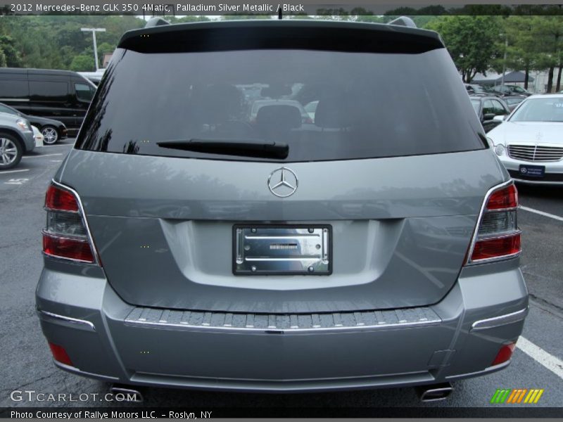 Palladium Silver Metallic / Black 2012 Mercedes-Benz GLK 350 4Matic
