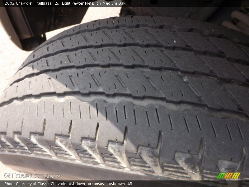 Light Pewter Metallic / Medium Oak 2003 Chevrolet TrailBlazer LS