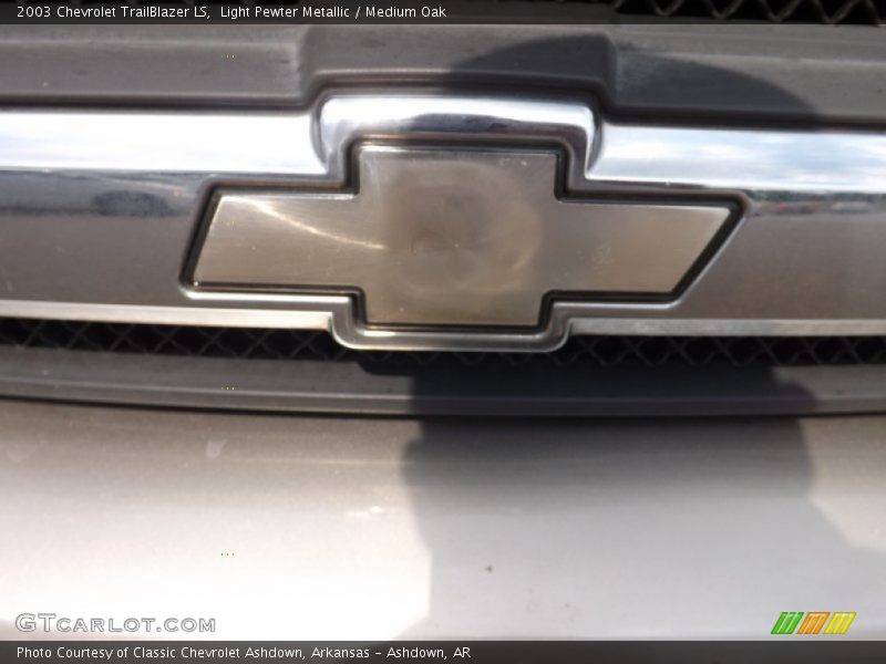 Light Pewter Metallic / Medium Oak 2003 Chevrolet TrailBlazer LS