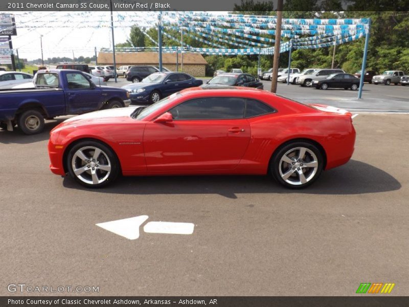 Victory Red / Black 2011 Chevrolet Camaro SS Coupe