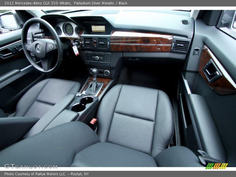 Palladium Silver Metallic / Black 2012 Mercedes-Benz GLK 350 4Matic