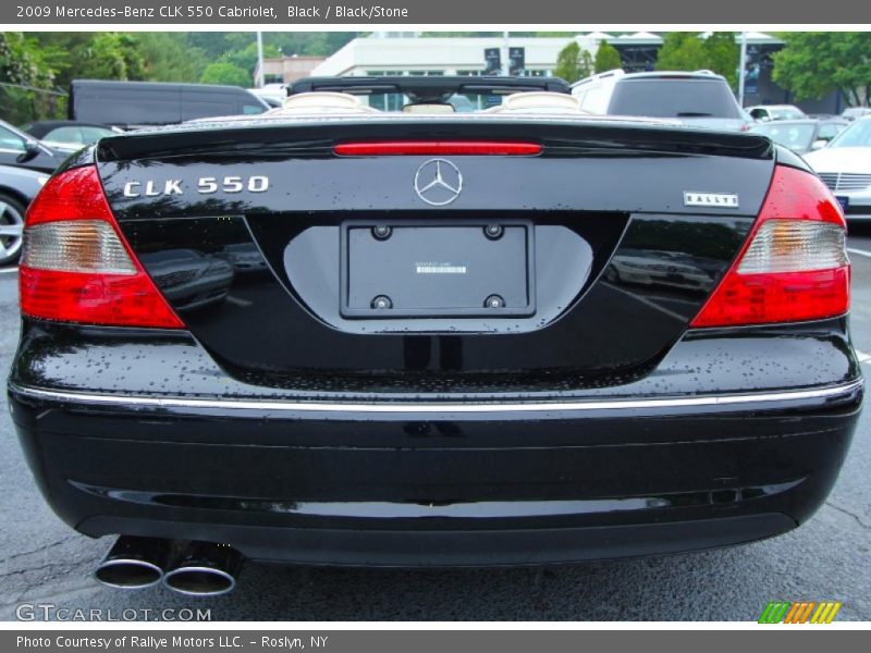 Black / Black/Stone 2009 Mercedes-Benz CLK 550 Cabriolet