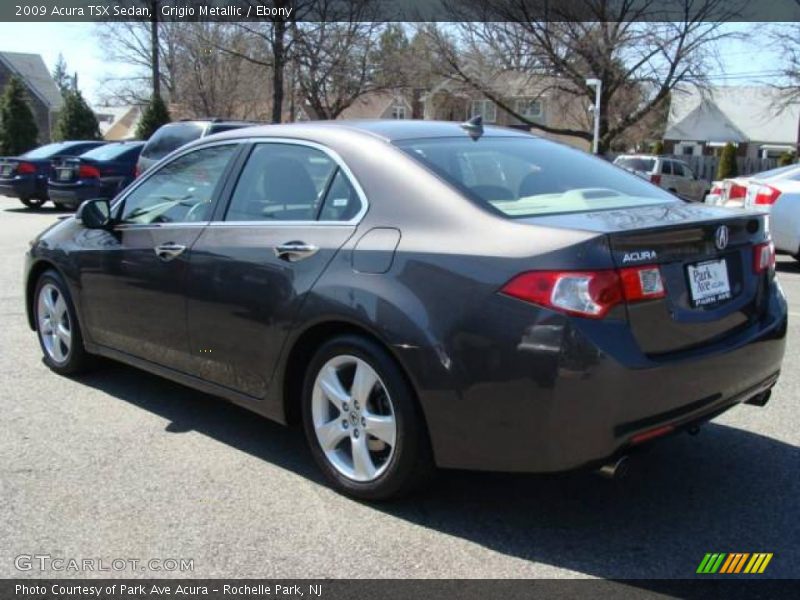 Grigio Metallic / Ebony 2009 Acura TSX Sedan