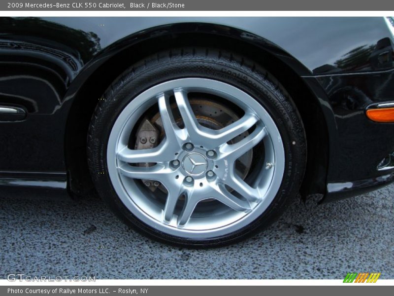 Black / Black/Stone 2009 Mercedes-Benz CLK 550 Cabriolet