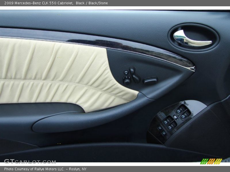 Black / Black/Stone 2009 Mercedes-Benz CLK 550 Cabriolet