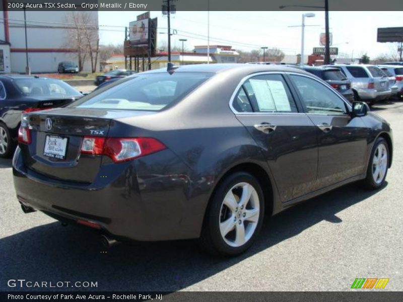 Grigio Metallic / Ebony 2009 Acura TSX Sedan
