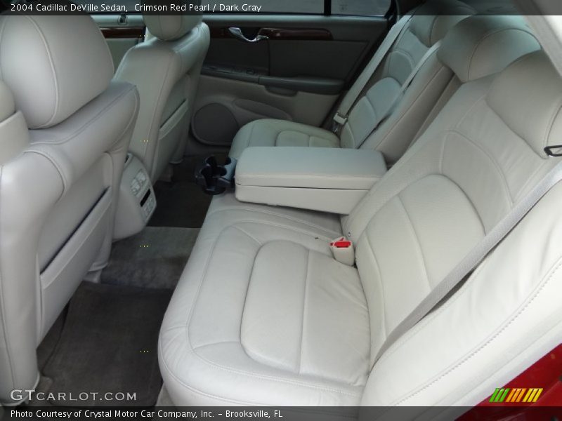 Crimson Red Pearl / Dark Gray 2004 Cadillac DeVille Sedan