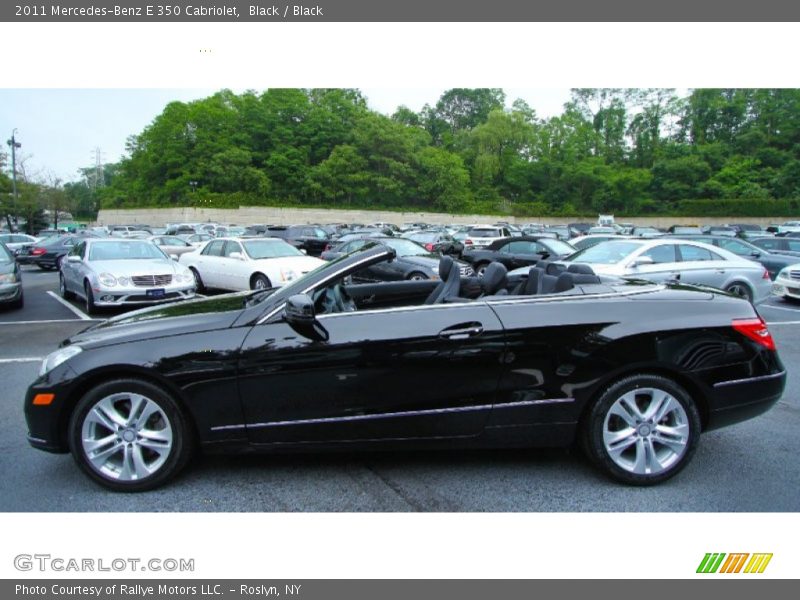 Black / Black 2011 Mercedes-Benz E 350 Cabriolet