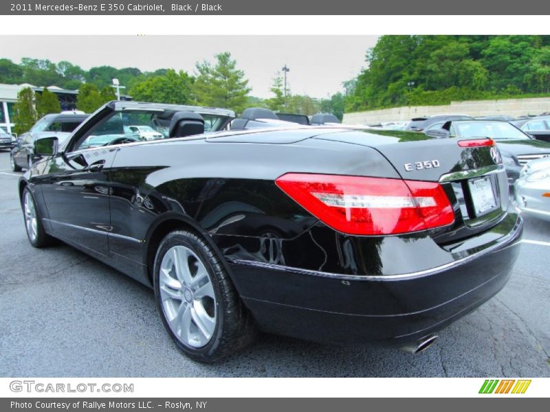 Black / Black 2011 Mercedes-Benz E 350 Cabriolet