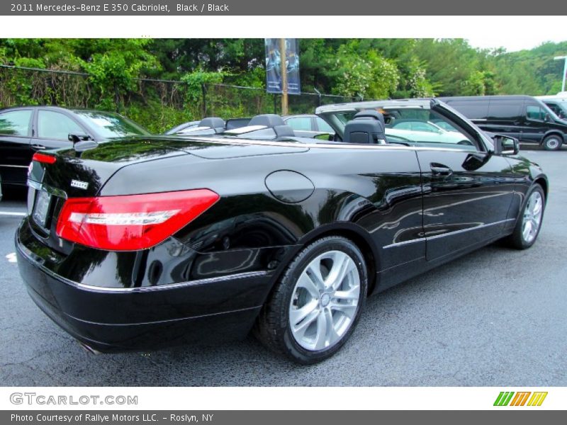 Black / Black 2011 Mercedes-Benz E 350 Cabriolet