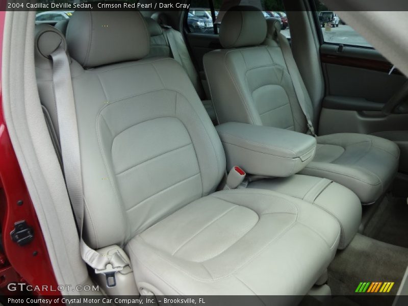 Crimson Red Pearl / Dark Gray 2004 Cadillac DeVille Sedan