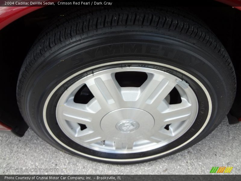 Crimson Red Pearl / Dark Gray 2004 Cadillac DeVille Sedan