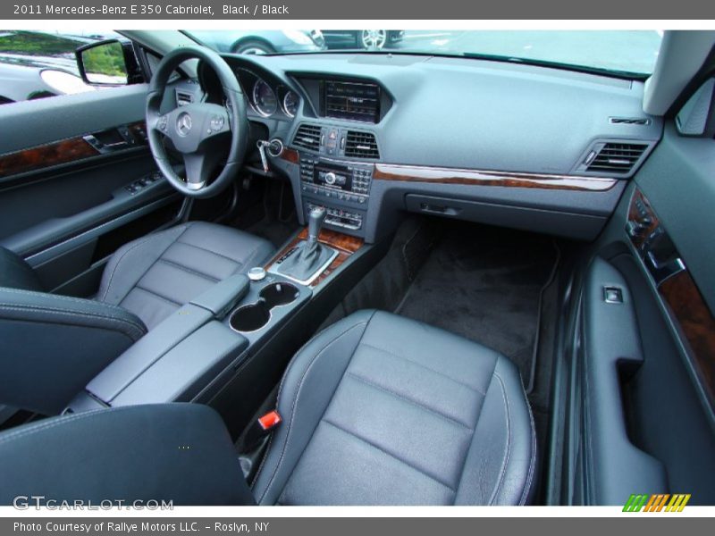 Black / Black 2011 Mercedes-Benz E 350 Cabriolet