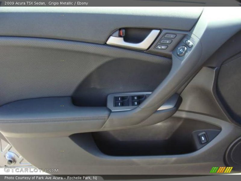 Grigio Metallic / Ebony 2009 Acura TSX Sedan