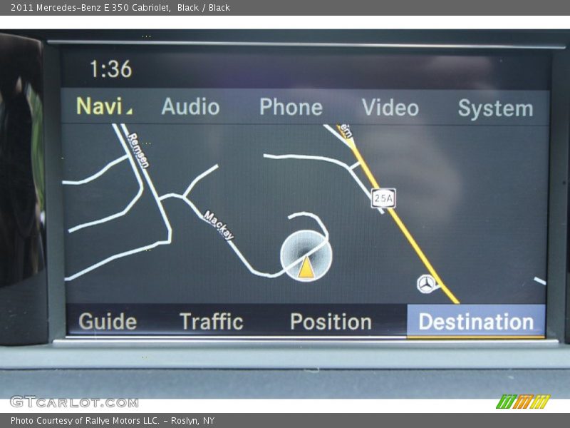 Navigation of 2011 E 350 Cabriolet