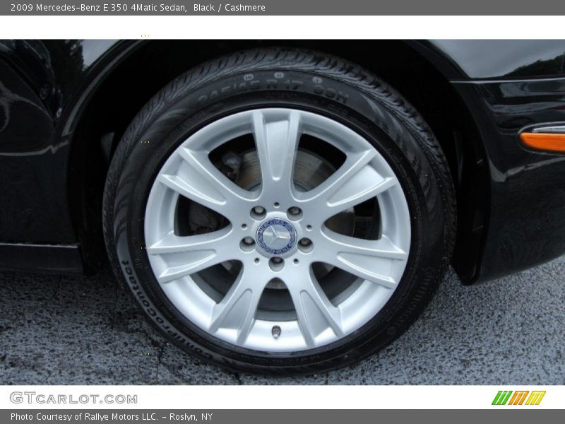 Black / Cashmere 2009 Mercedes-Benz E 350 4Matic Sedan