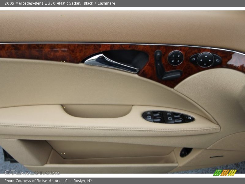 Black / Cashmere 2009 Mercedes-Benz E 350 4Matic Sedan