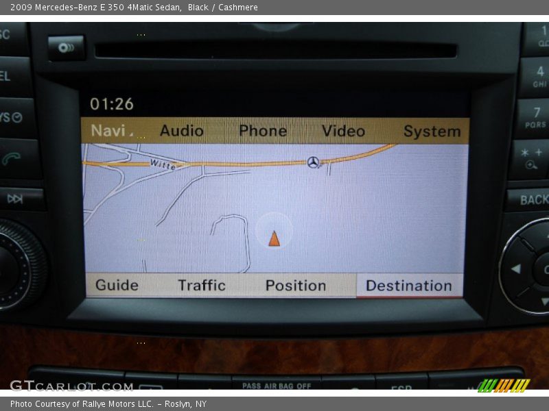 Black / Cashmere 2009 Mercedes-Benz E 350 4Matic Sedan