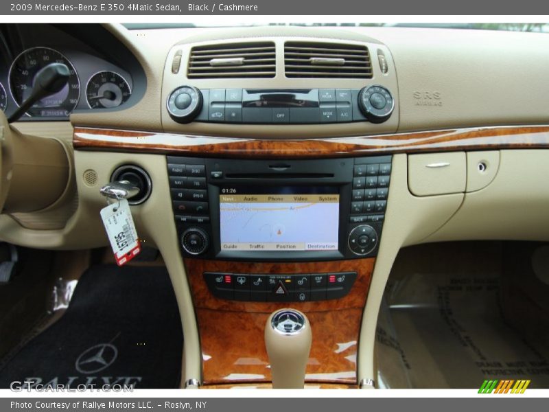 Black / Cashmere 2009 Mercedes-Benz E 350 4Matic Sedan