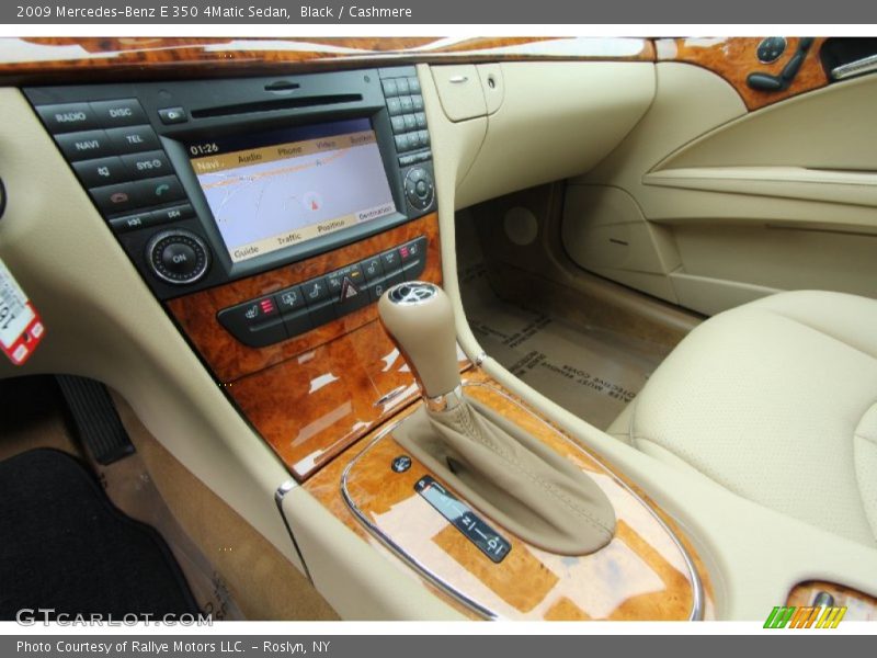 Black / Cashmere 2009 Mercedes-Benz E 350 4Matic Sedan