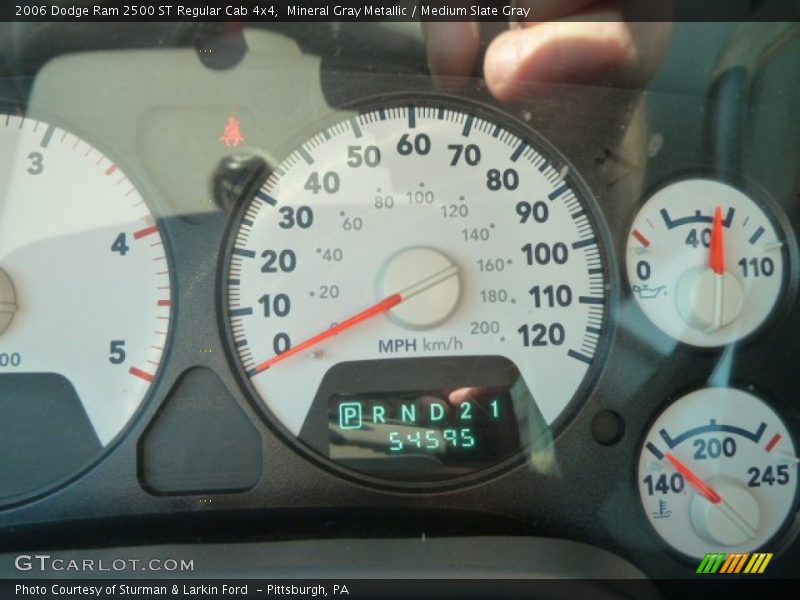 Mineral Gray Metallic / Medium Slate Gray 2006 Dodge Ram 2500 ST Regular Cab 4x4