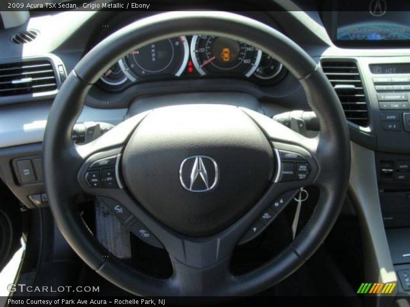 Grigio Metallic / Ebony 2009 Acura TSX Sedan