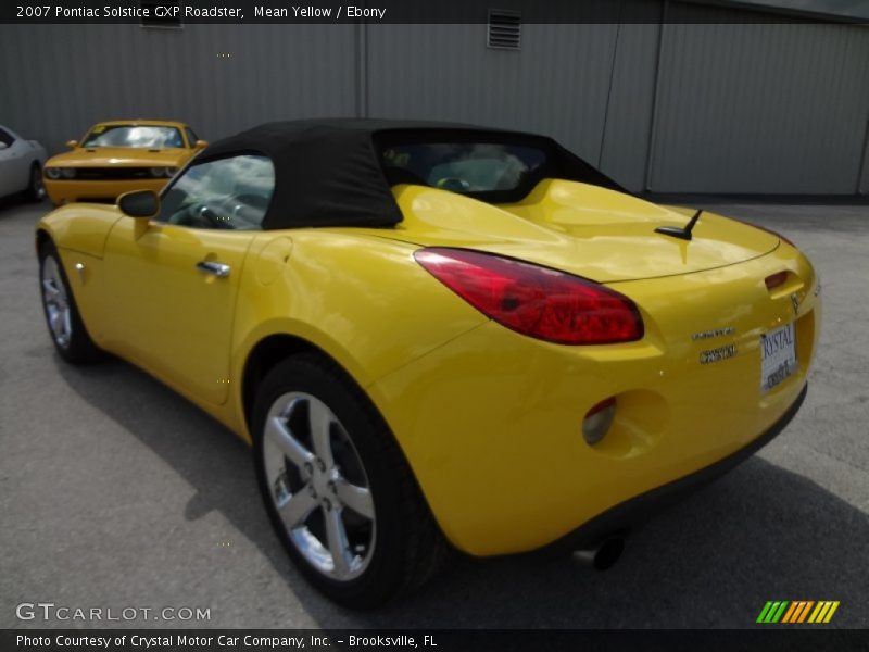 Mean Yellow / Ebony 2007 Pontiac Solstice GXP Roadster