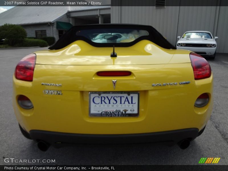 Mean Yellow / Ebony 2007 Pontiac Solstice GXP Roadster