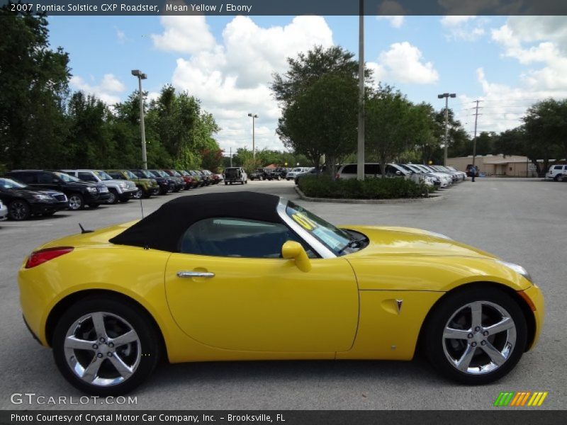 Mean Yellow / Ebony 2007 Pontiac Solstice GXP Roadster
