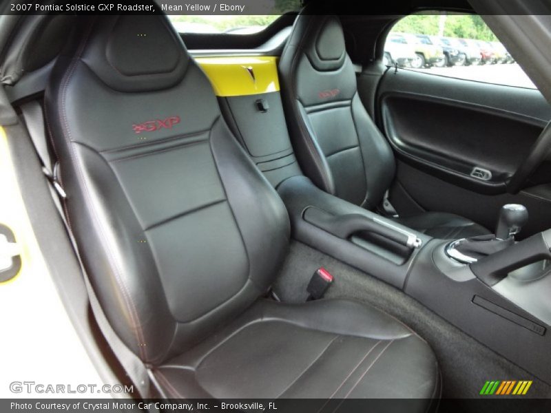  2007 Solstice GXP Roadster Ebony Interior