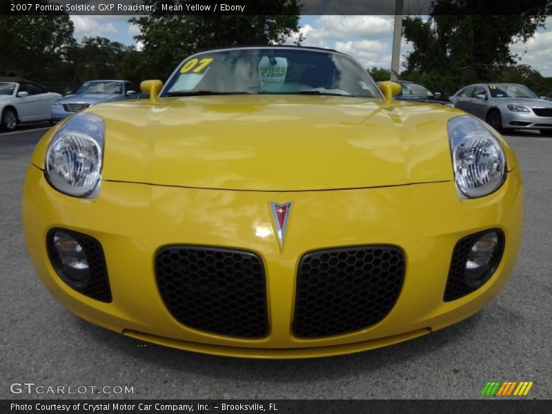  2007 Solstice GXP Roadster Mean Yellow