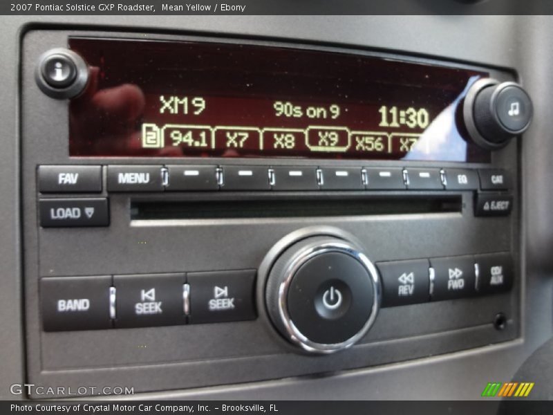 Audio System of 2007 Solstice GXP Roadster