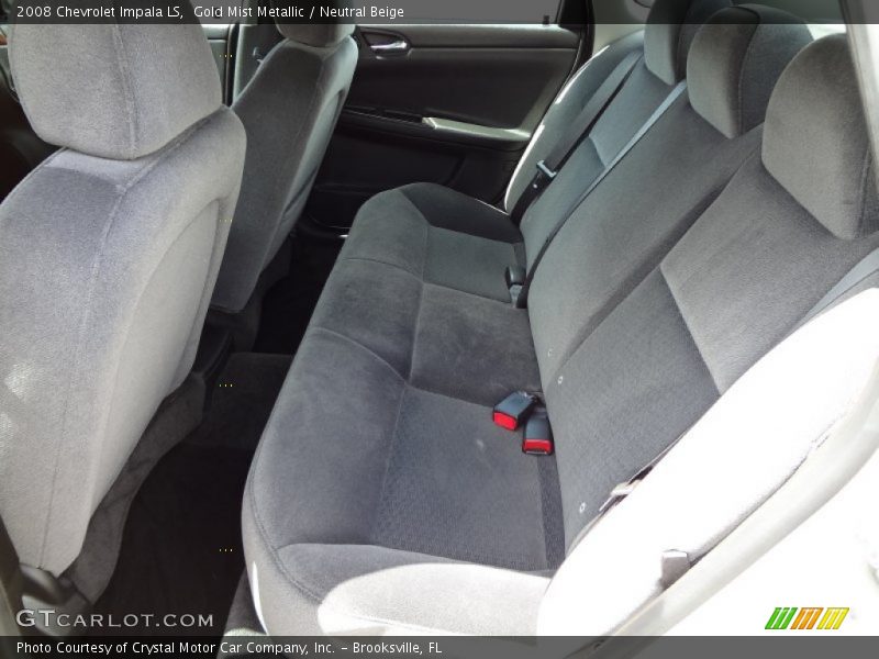Gold Mist Metallic / Neutral Beige 2008 Chevrolet Impala LS